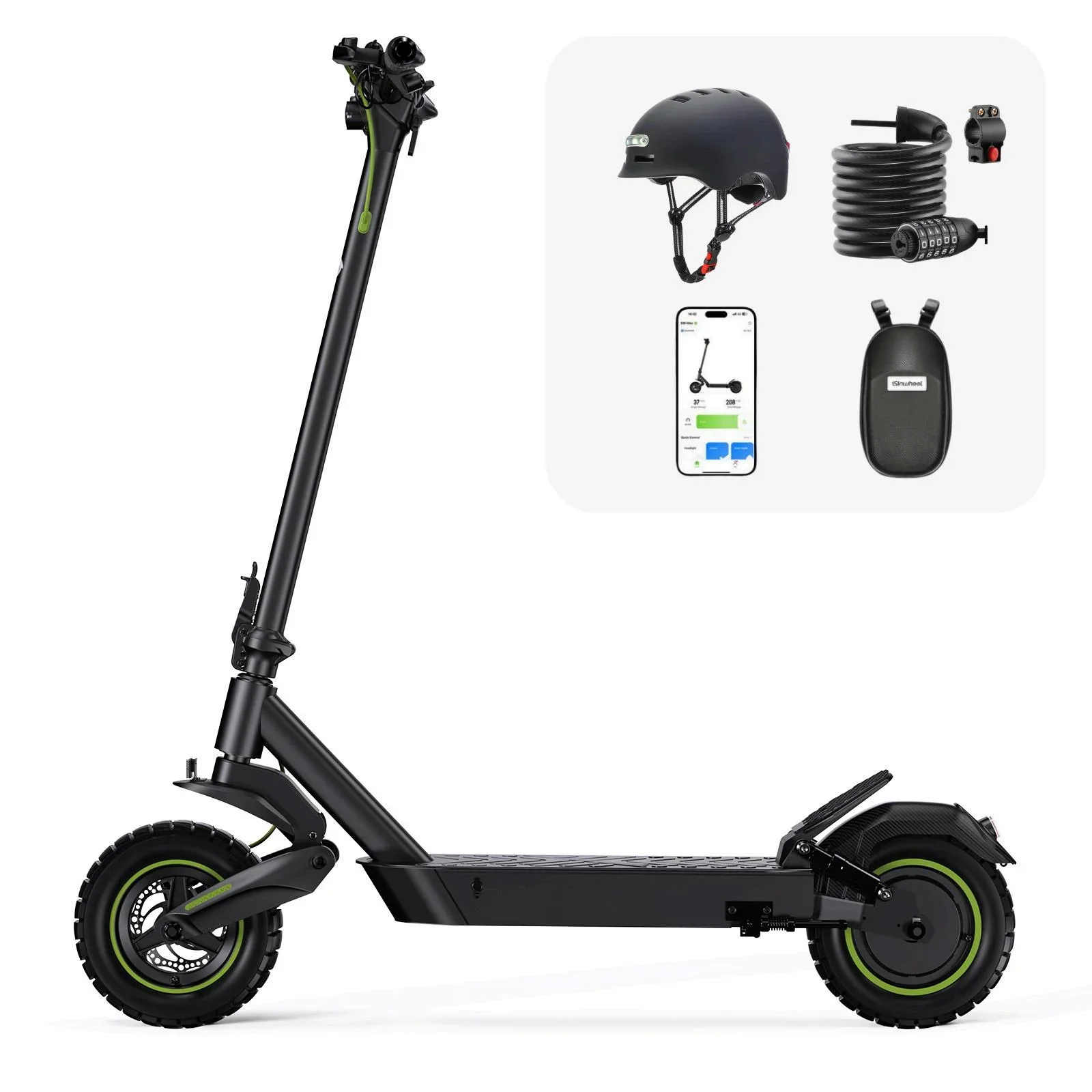 isinwheel® S10MAX 1000W Long-Range Electric Scooter for Adults - Image 21