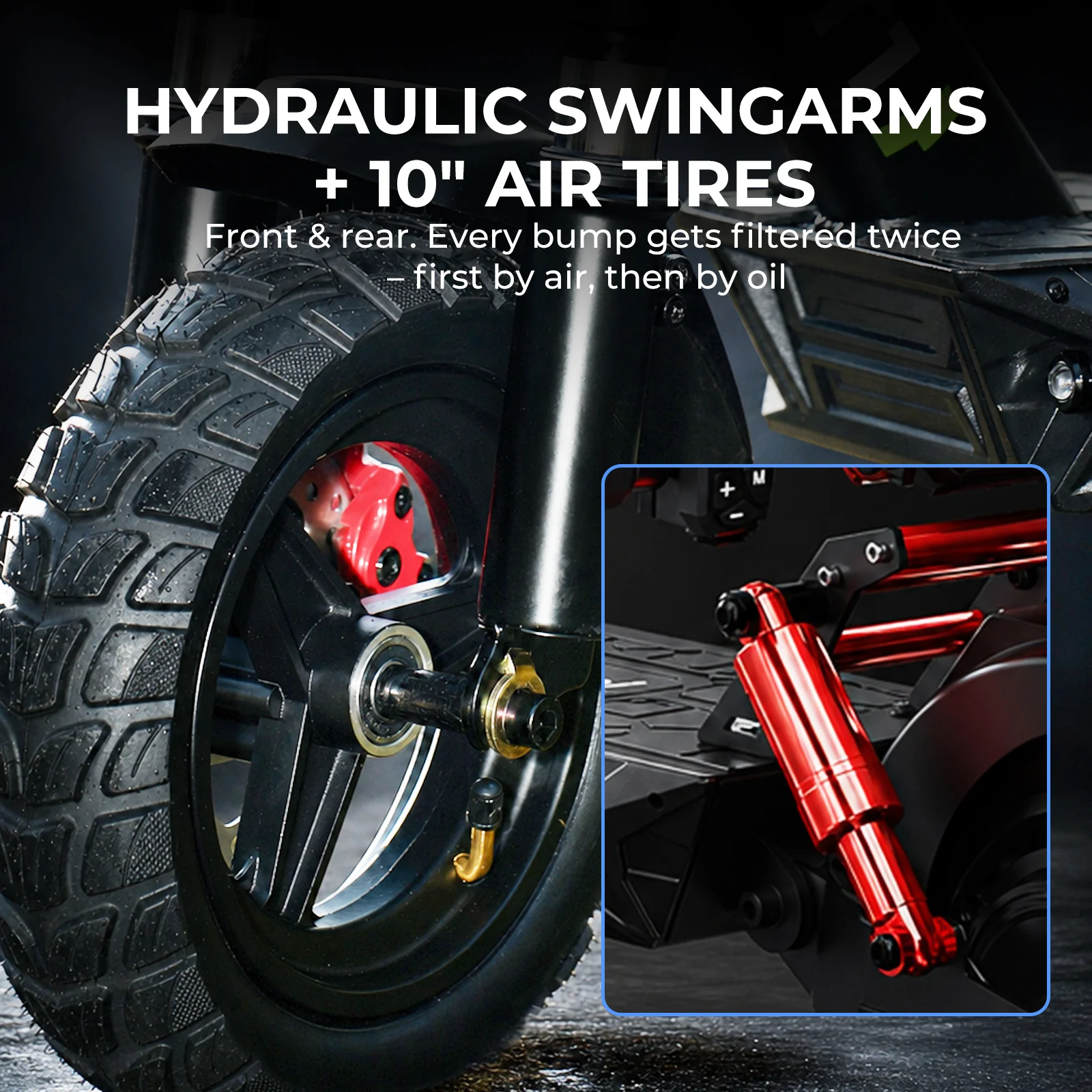 isinwheel® GT1 Off Road Electric Scooter 800W - Image 9