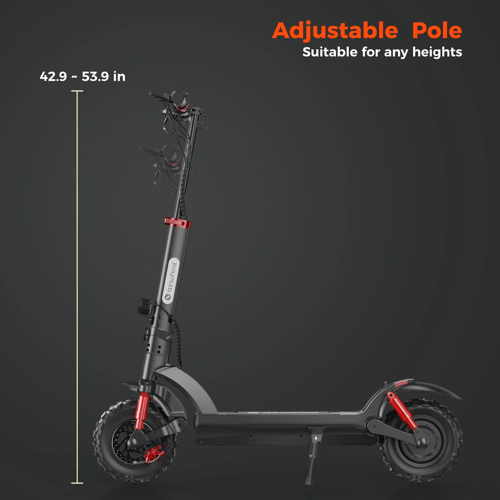 isinwheel GT2 Off Road Electric Scooter 800W Weekly Deal - Image 9