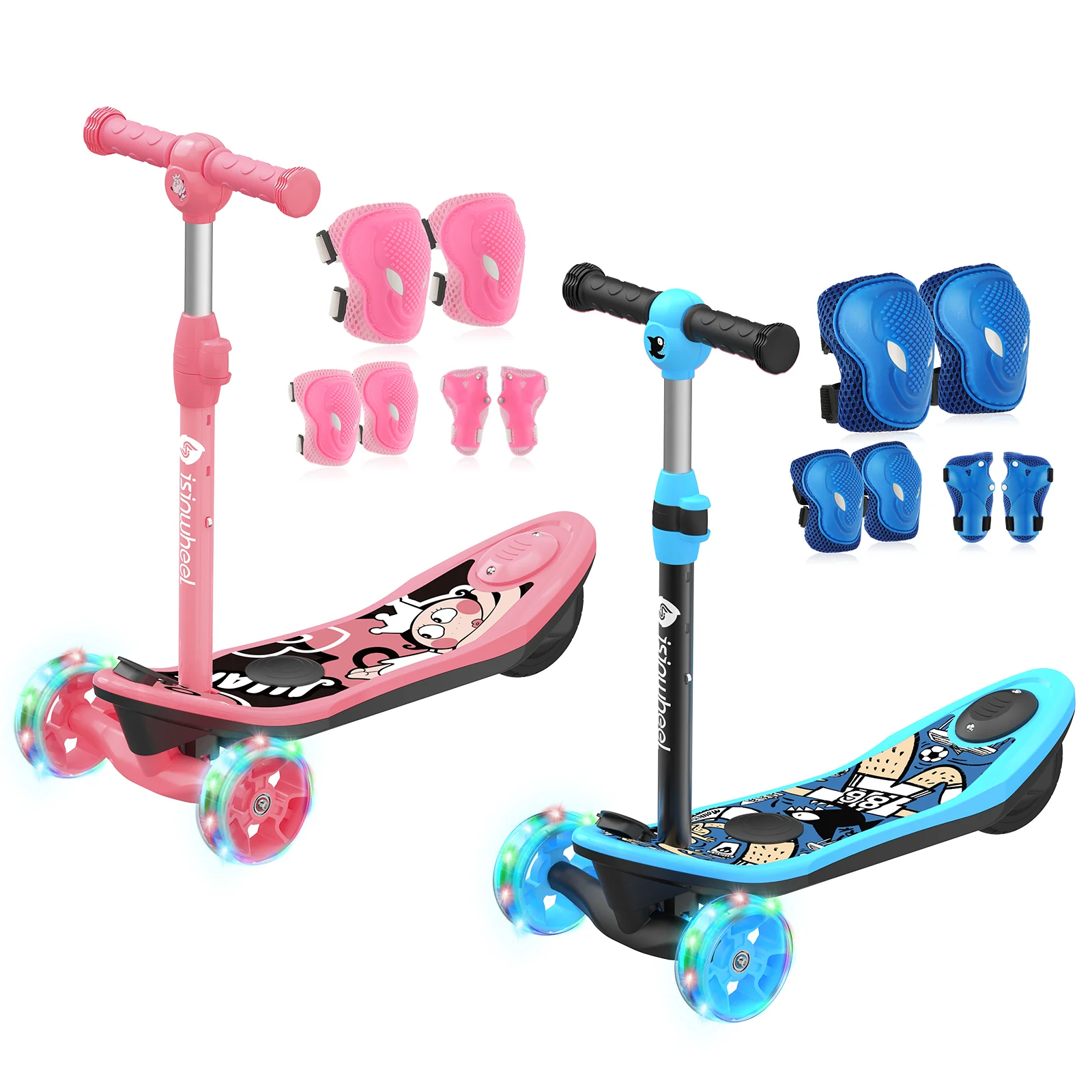isinwheel M3 3 Wheel Kids Electric Scooter for girl aged 3-12 - Image 11