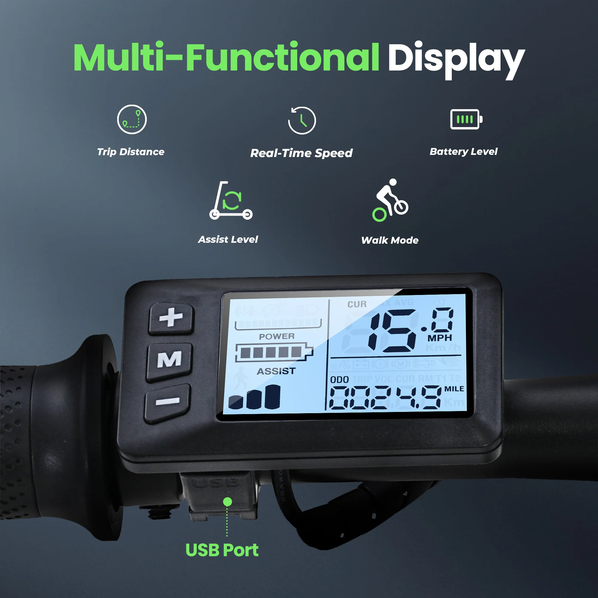 iSinwheel EB1S Commuter Electric Bicycle 500W 31Miles Range - Image 8