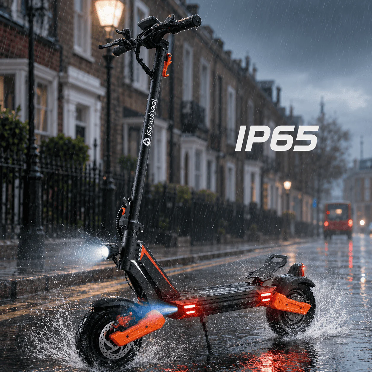 isinwheel® GT1 Dual Motor Off Road Electric Scooter 1600W - Image 4