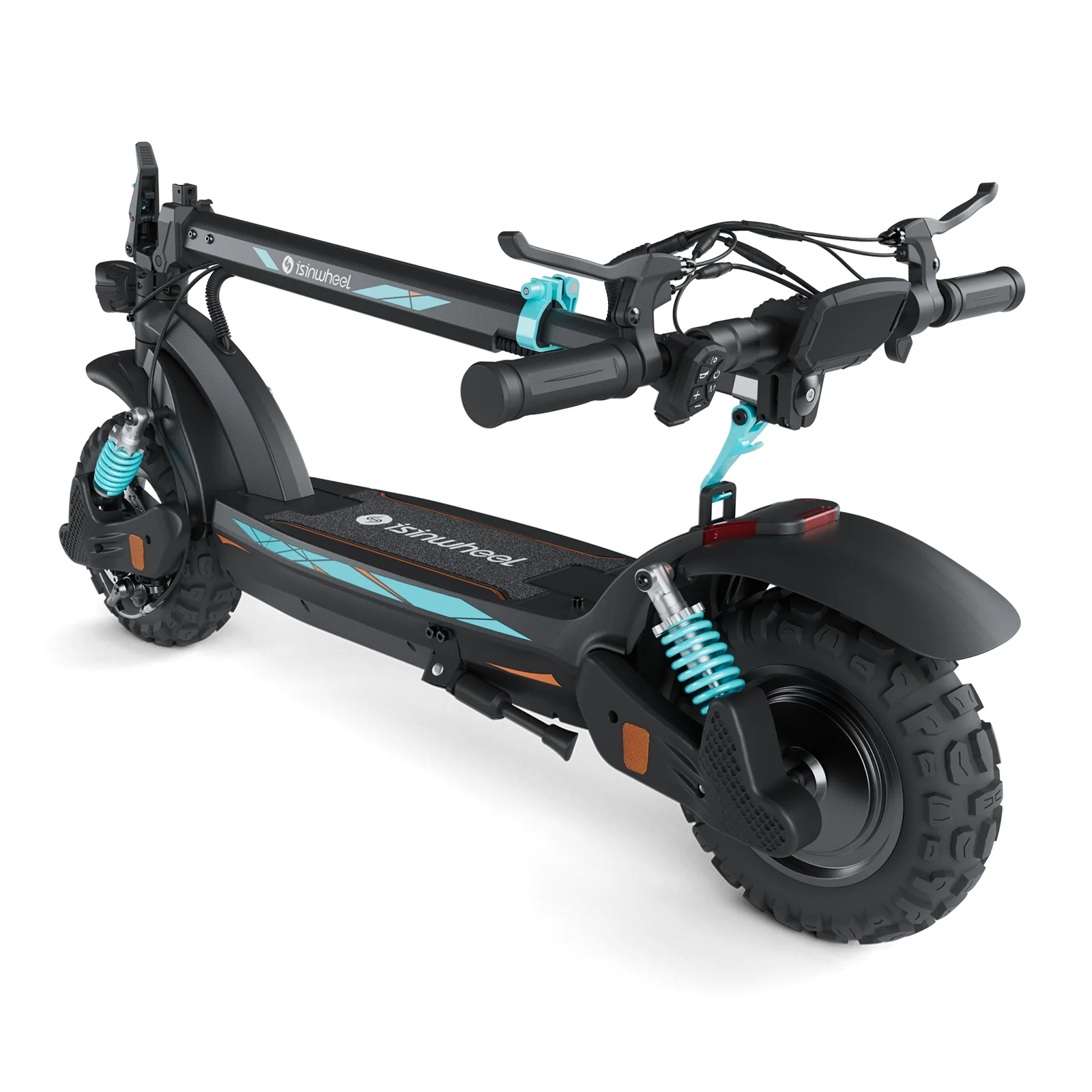 isinwheel® GT2 Pro Off-Road Electric Scooter 1200W Peak Power Up to 32 mph - Image 7