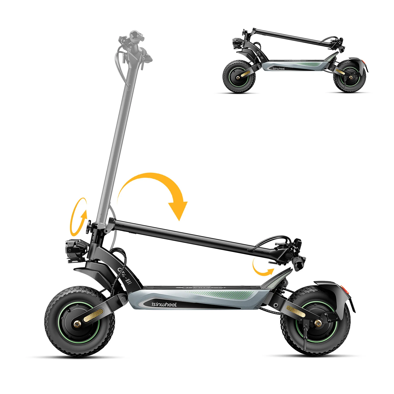 isinwheel® GT4 12 Inch 2400W Dual Motor Electric Scooter - Image 15