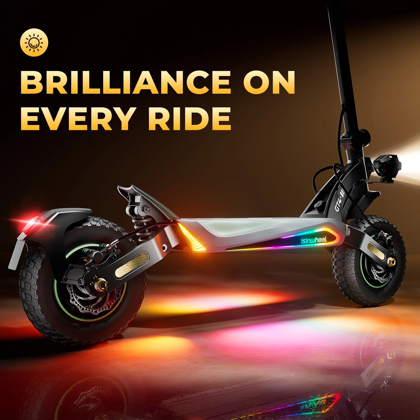 isinwheel® GT4 12 Inch 2400W Dual Motor Electric Scooter - Image 7