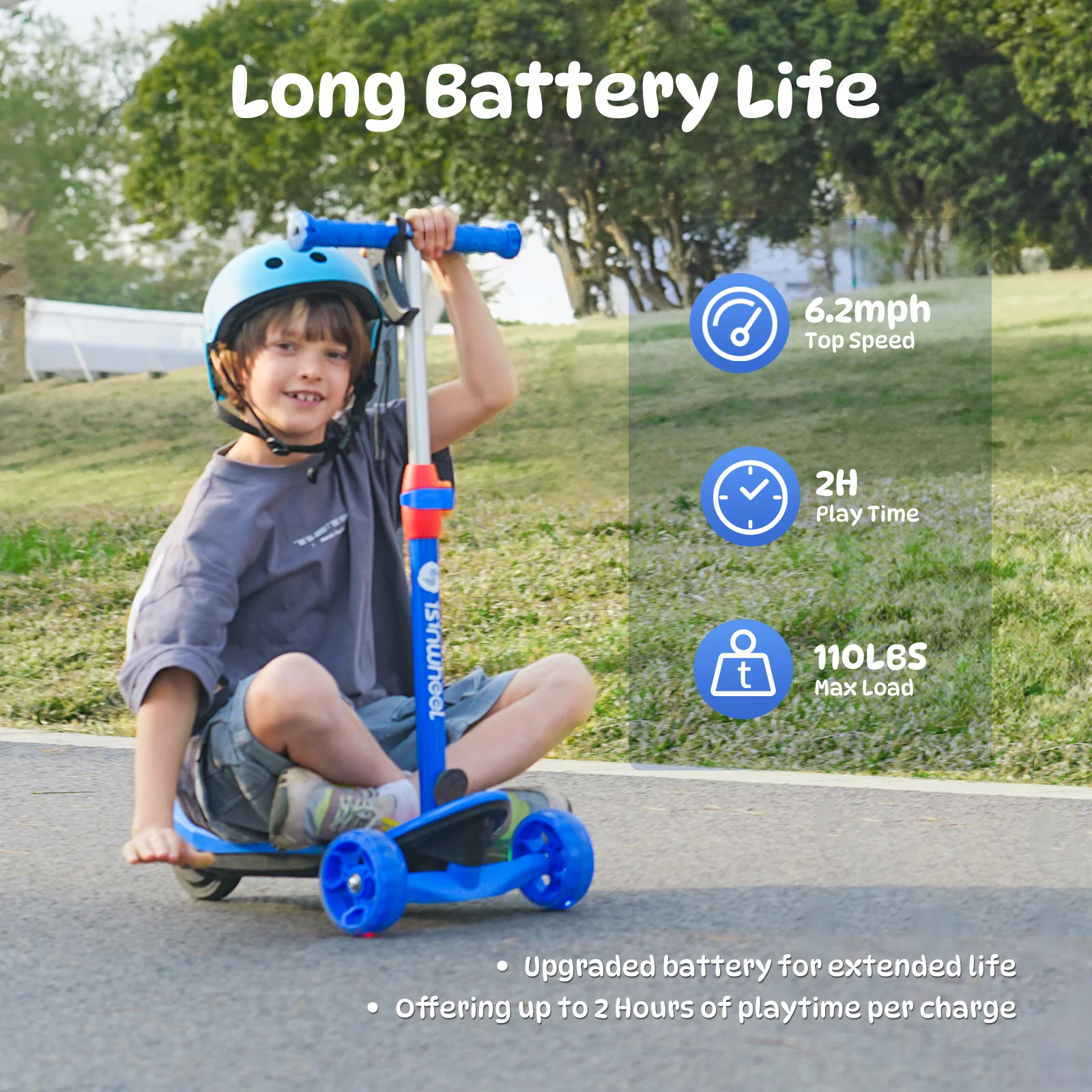 isinwheel® MiniSpider Kids Electric Scooter with Parental Remote Control & Speed Safety Control - Image 5