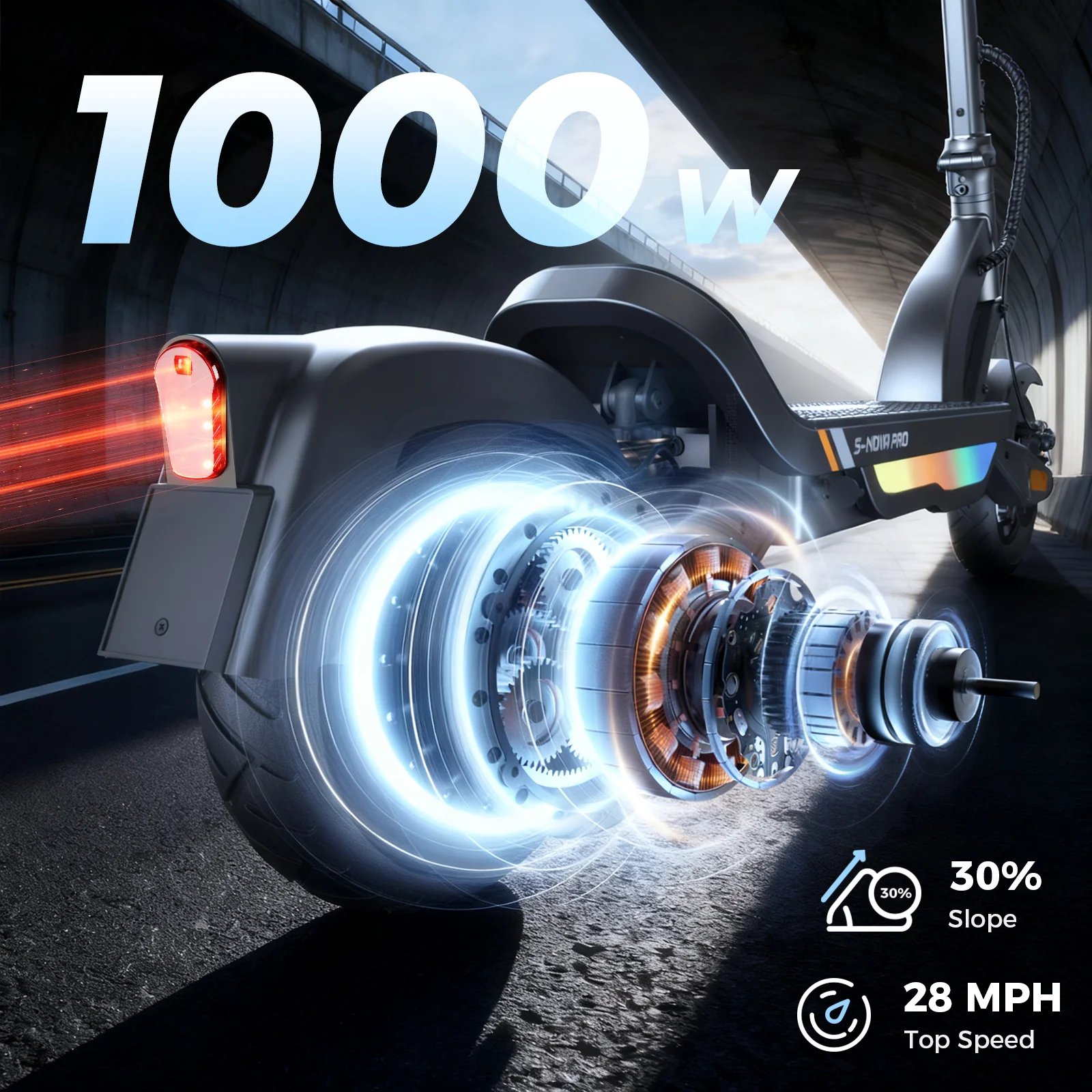 isinwheel® S-NOVA PRO Electric Scooter - Image 6