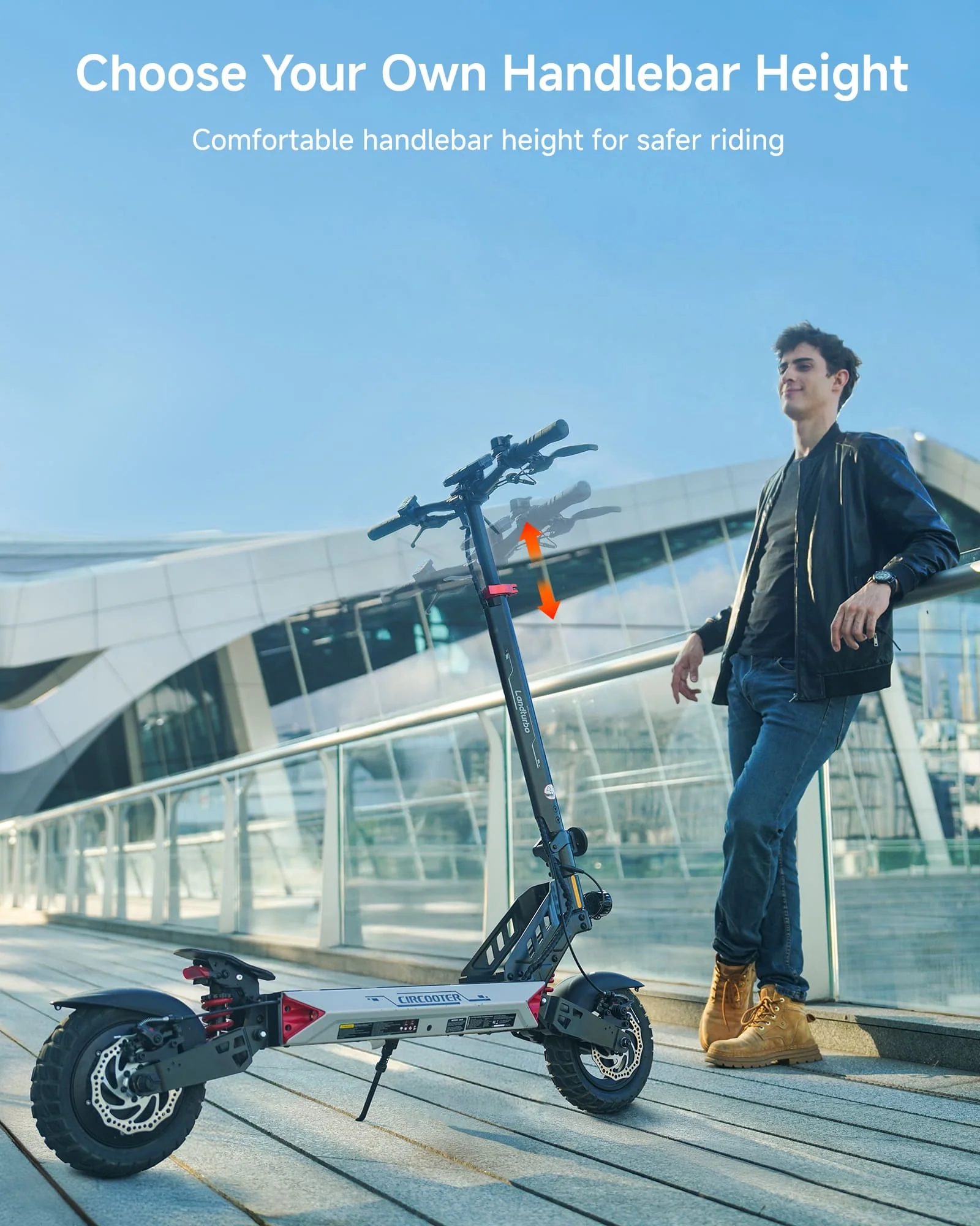 Landturbo Pro Off-Road Electric Scooter 1250W 32MPH - Image 6