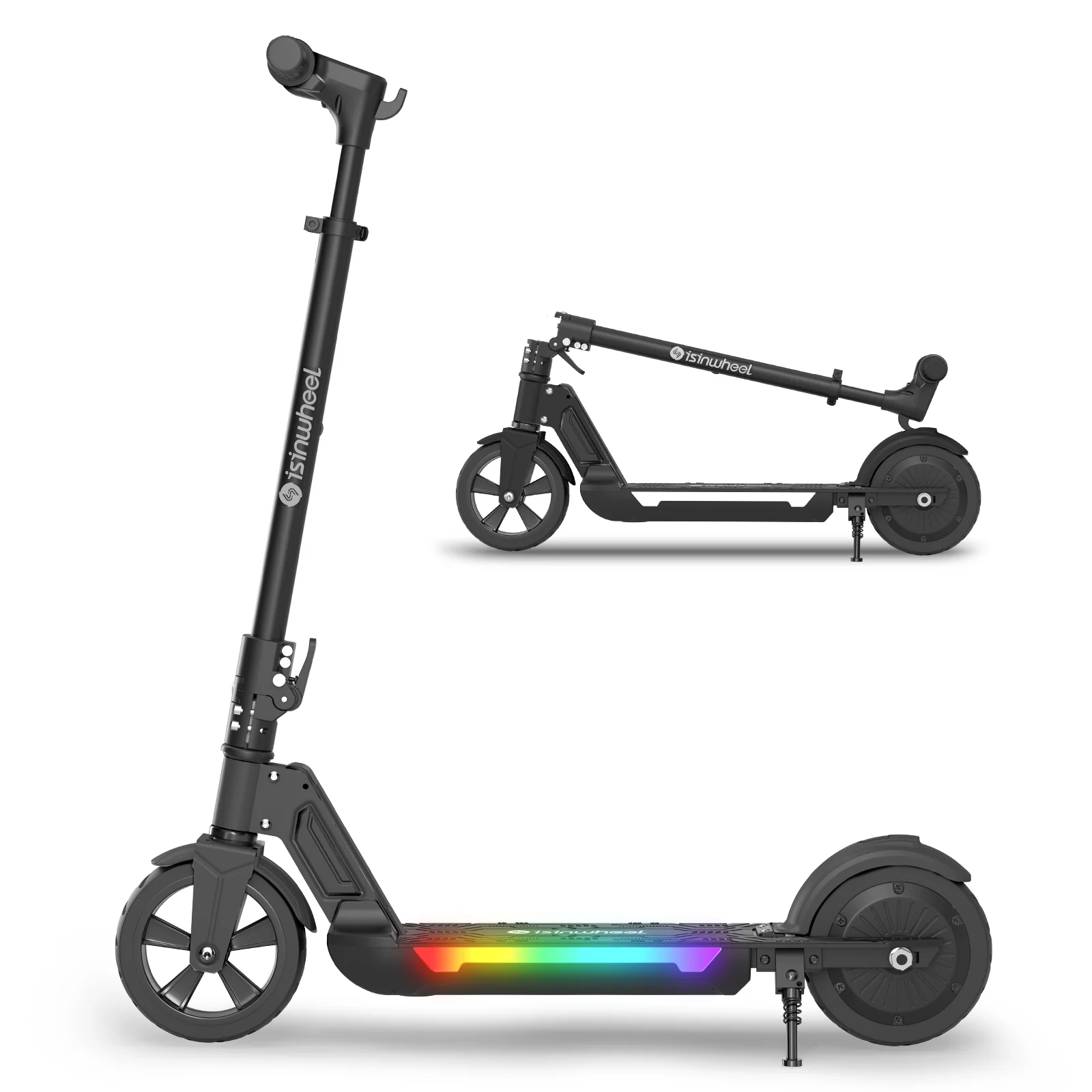 isinwheel® S7 Glow Adjustable Kids E-Scooter - Image 12