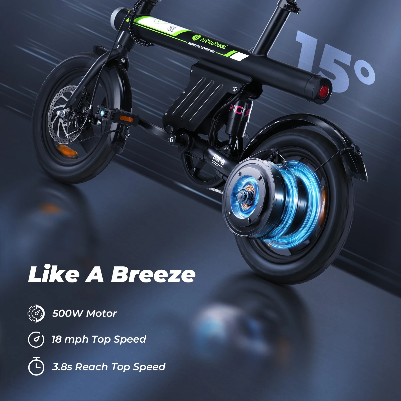 iSinwheel  U1 Commuter Electric Bicycle - Image 4