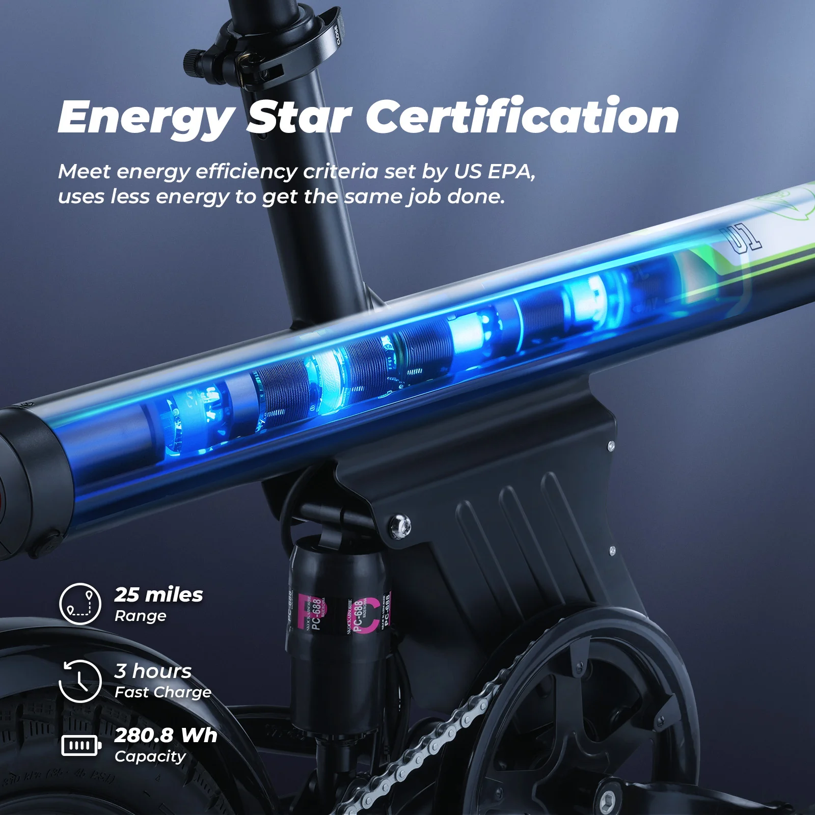 iSinwheel  U1 Commuter Electric Bicycle - Image 5
