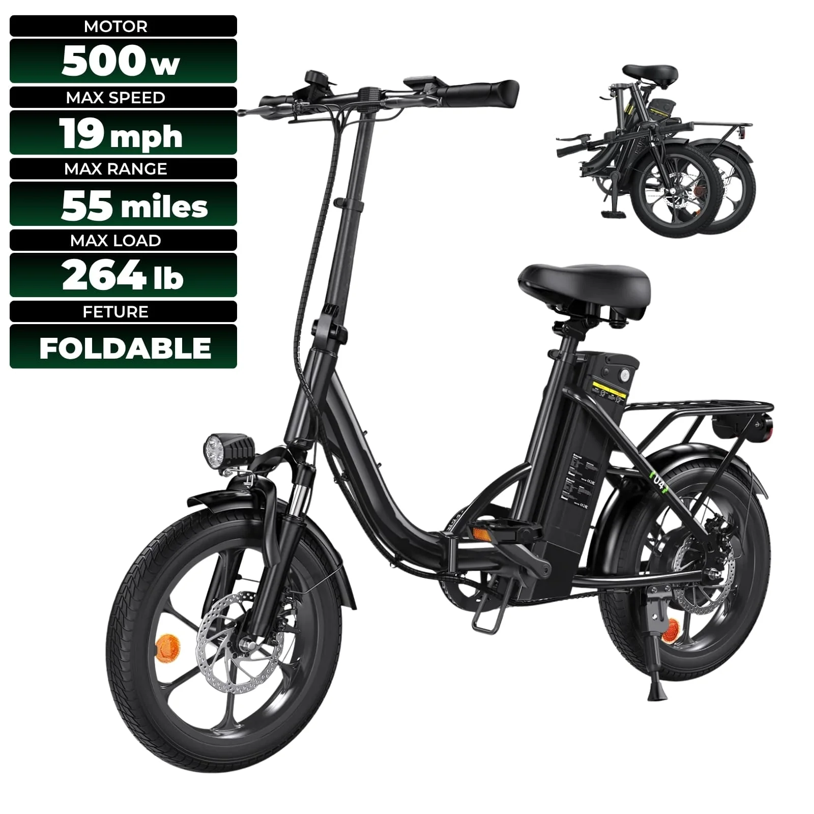 iSinwheel U2/U4 City Commuter Electric Bike 65Miles Range - Image 24