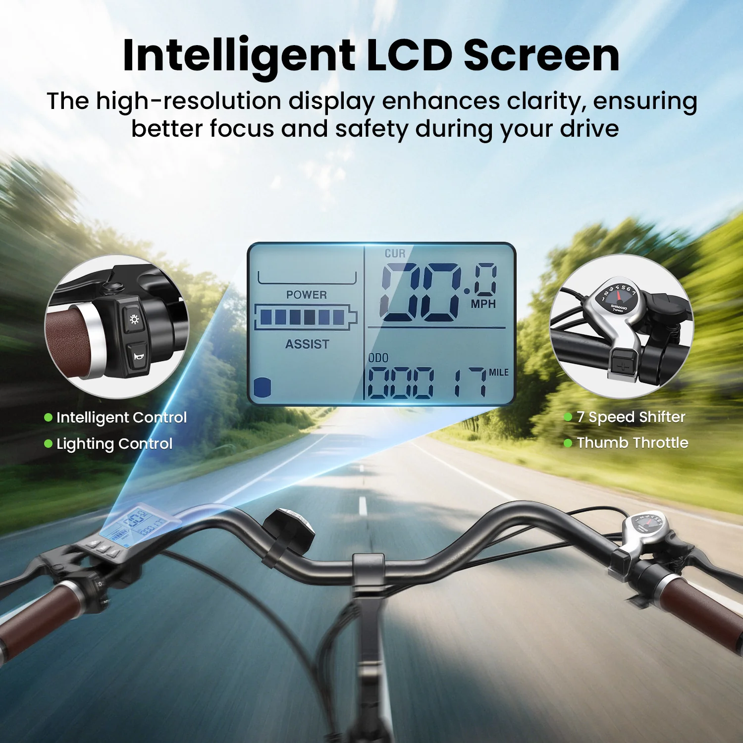 iSinwheel U2/U4 City Commuter Electric Bike 65Miles Range - Image 8